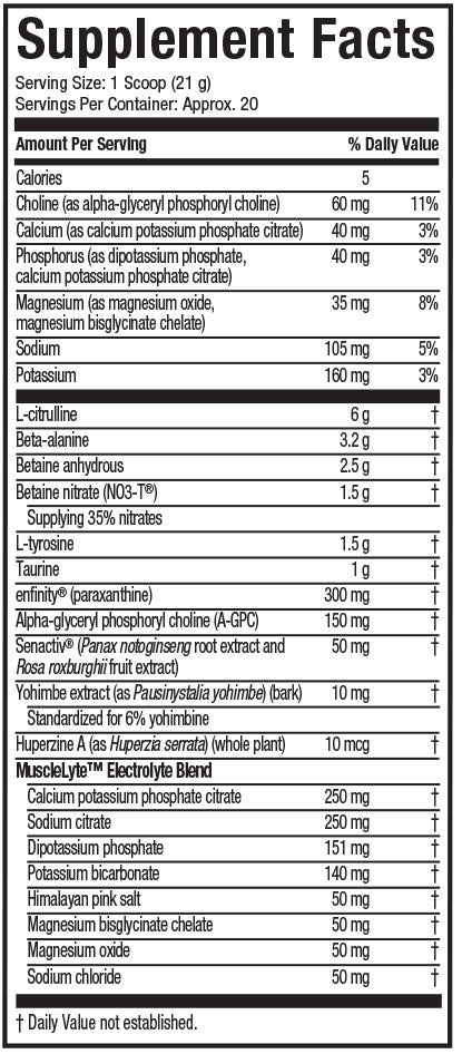 Supplement Facts: EuphoriQ - Boogieman Punch