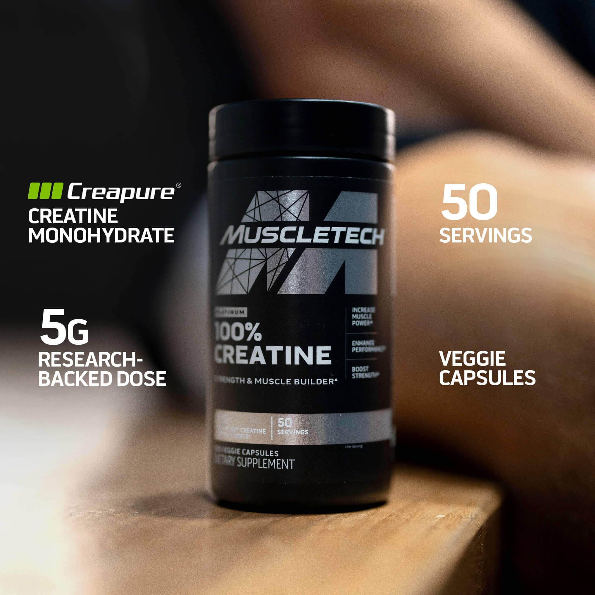 Platinum 100% Creatine Capsules| Muscle Builder - MuscleTech · MuscleTech